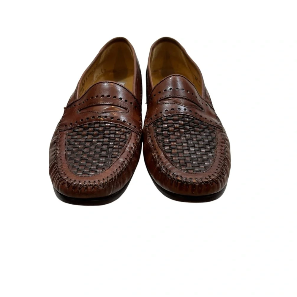 Men’s Sandro Moscoloni La Vista MKA penny loafer woven Top Size‎ 8